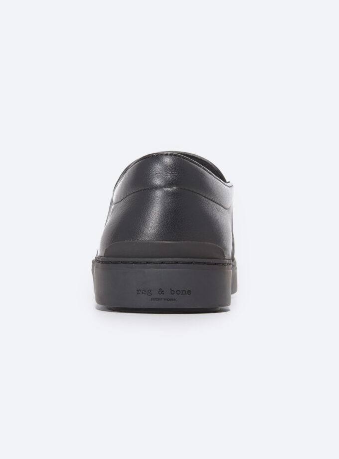 Leather Slip On Sneakers